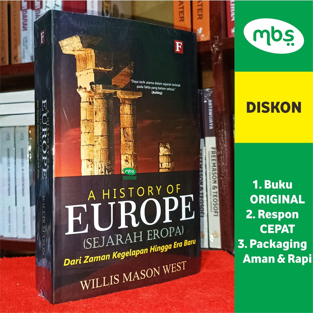 Jual BUKU A HISTORY OF EUROPE - Sejarah Eropa - Dari Zaman Kegelapan ...