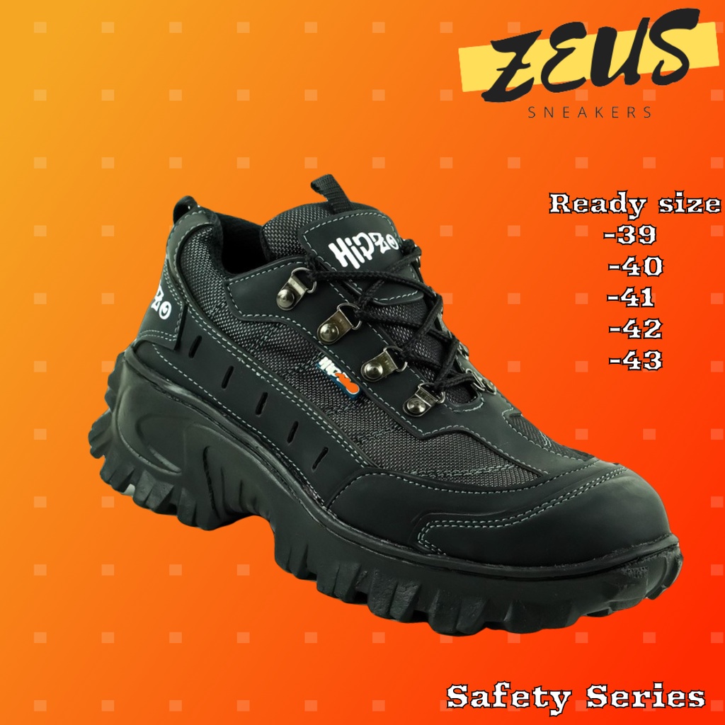 Jual ZEUS Sepatu Safety Boot Pria M 052 Original Boots Safety Shoes