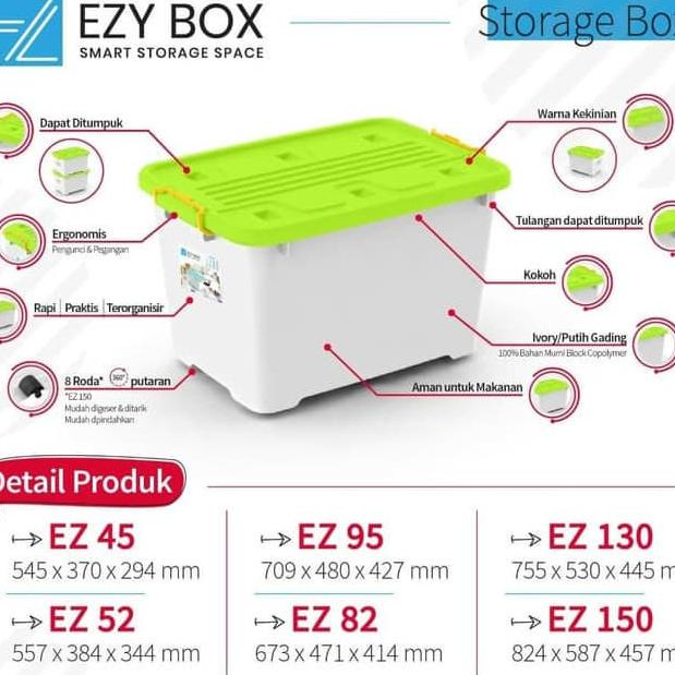 Jual BOX CONTAINER EZY CB 150 LITER TEBAL KUALITAS KONTAINER CB150 ...