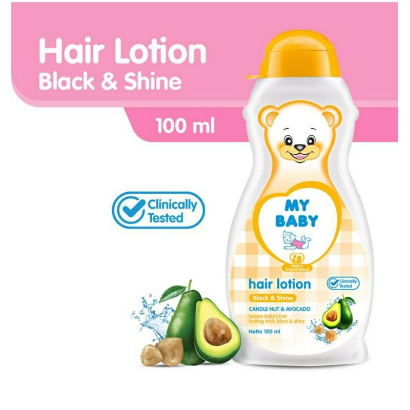 Jual Exp Feb 2025 My Baby Hair Lotion 100ml Black & Shine 100 ml