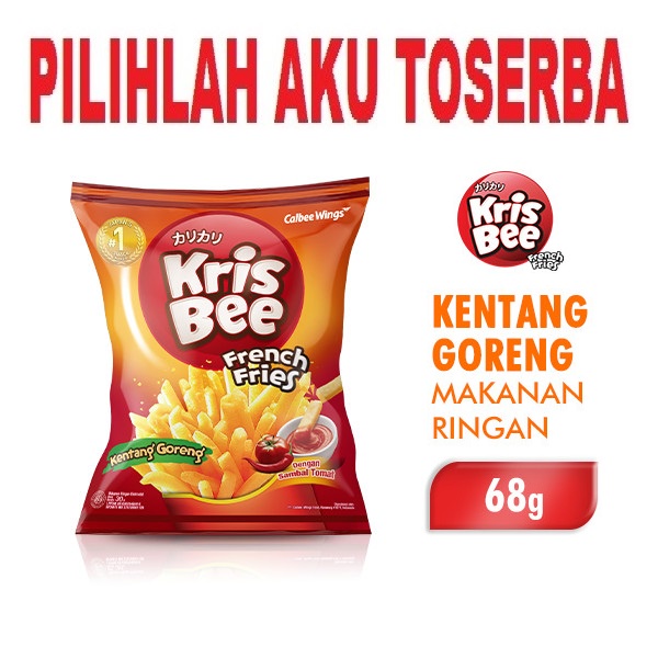 Jual Krisbee French Fries / Kentang Goreng 68 gr - ( HARGA SATUAN ...