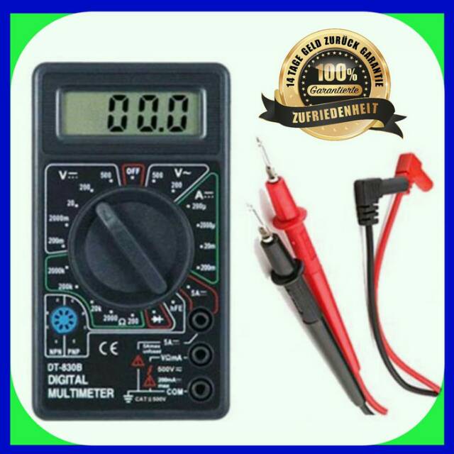 Jual Avometer Digital DT830B -Multitester Digital Lcd -Alat Cek ...