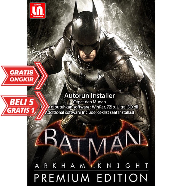 Jual Batman Arkham Knight Premium Edition - PC Game Adventure Fight ...