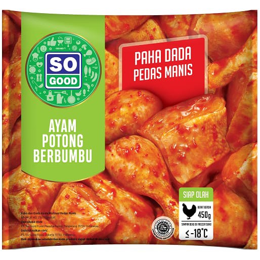 Jual Ayam Potong Paha And Dada Pedas Manis So Good Chicken Breast Thigh