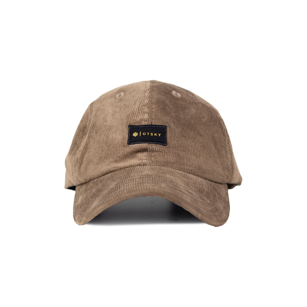 Jual Otsky Topi Pria Baseball Corduroy Font Logo Gold | Shopee Indonesia