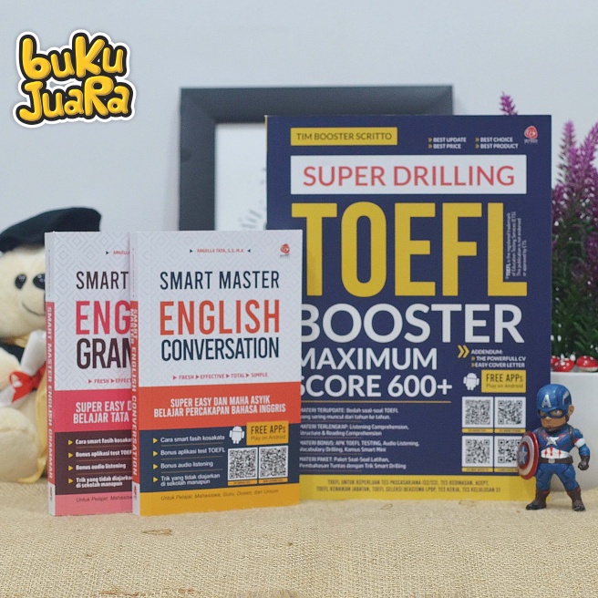Jual PAKET DRILLING BAHASA INGGRIS SMART CONVERSATION GRAMMAR DAN SUPER