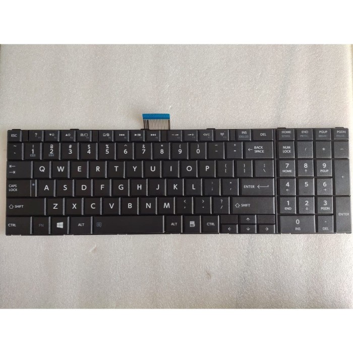 Jual Keyboard Toshiba Satellite C55-A C55 C55T C55D C55D Black With ...