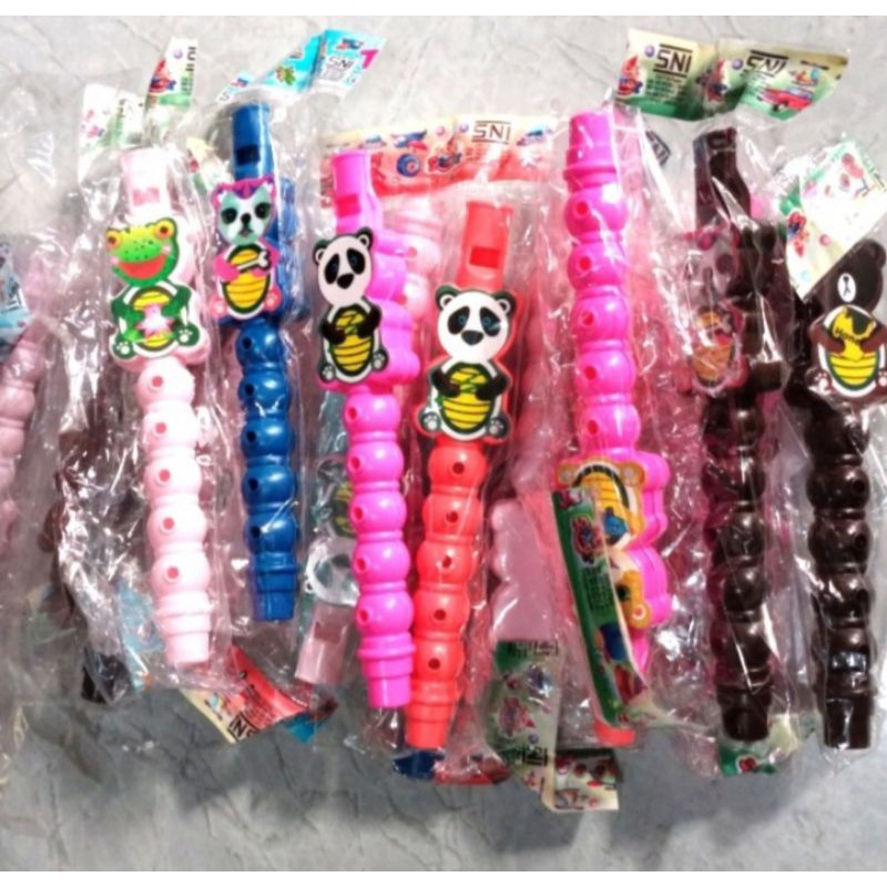 Jual ISI 20 PCS MAINAN SULING PANDA GROSIR (PANJANG 15 CM) | Shopee ...