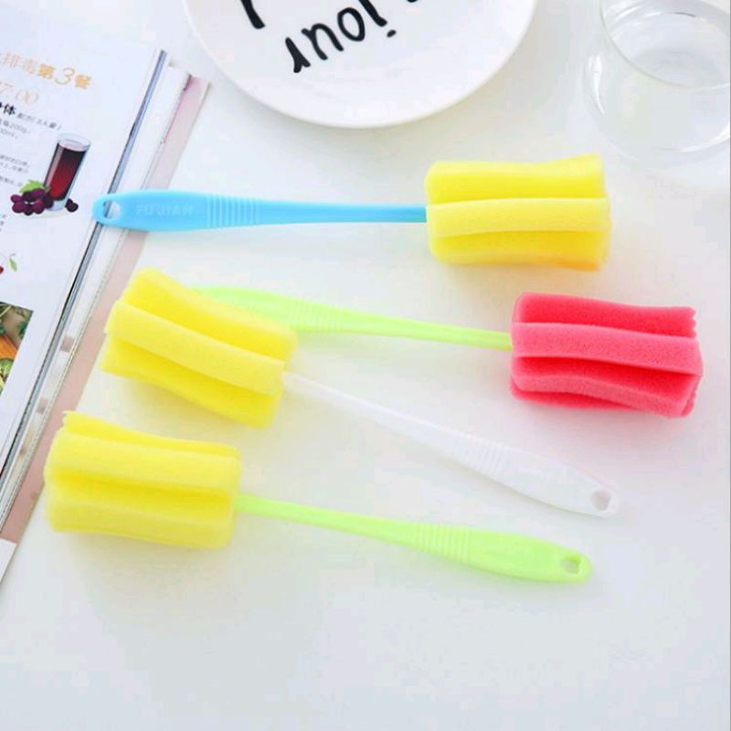 Jual Spons cuci botol sikat busa pencuci botol dan gelas tongkat ...