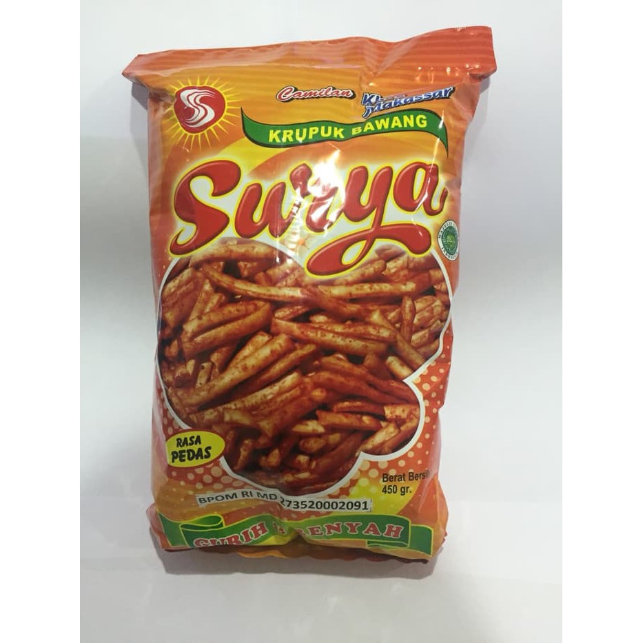 Jual Kerupuk Bawang Surya Khas Makassar Gr Shopee Indonesia