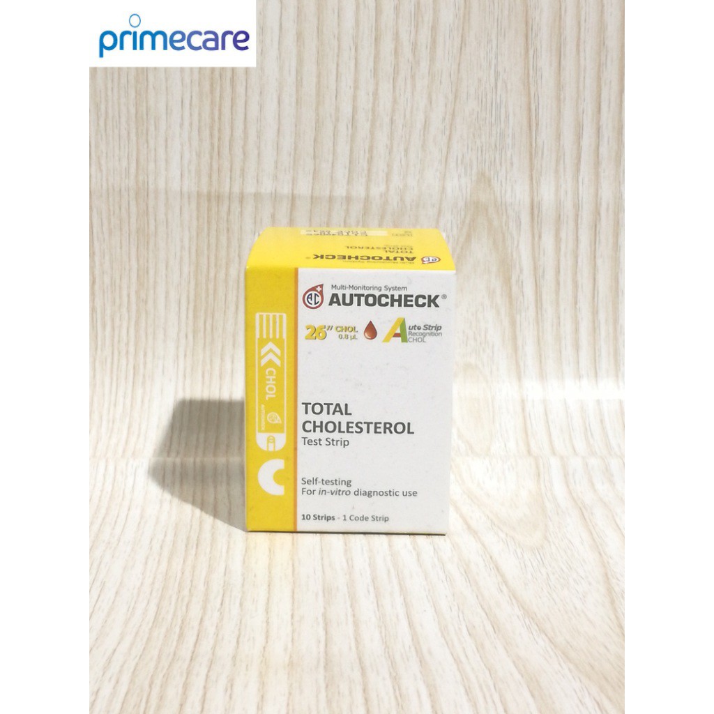 Jual STRIP AUTOCHECK Cholesterol / Strip Kolesterol - ISI 10 STRIP