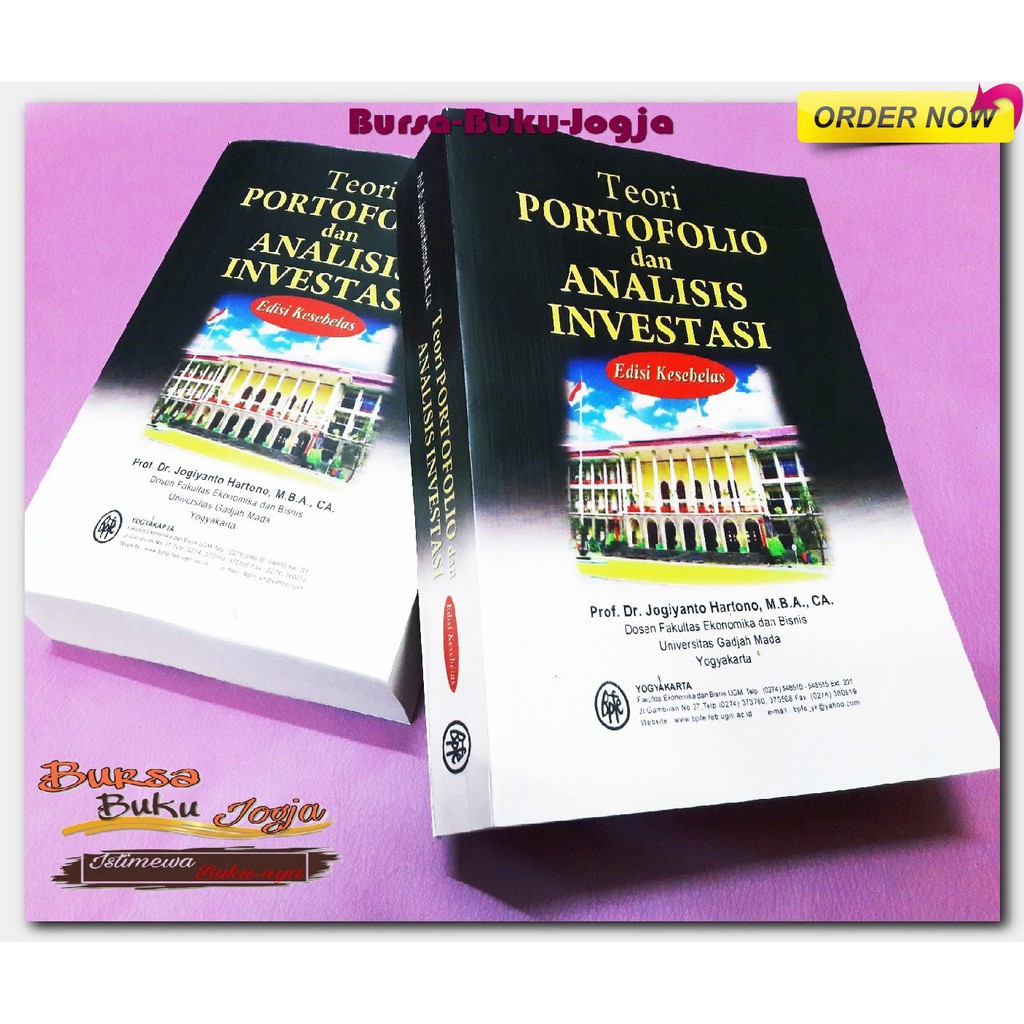 Jual Buku Teori Portofolio Dan Analisis Investasi - Edisi Kesebelas ...