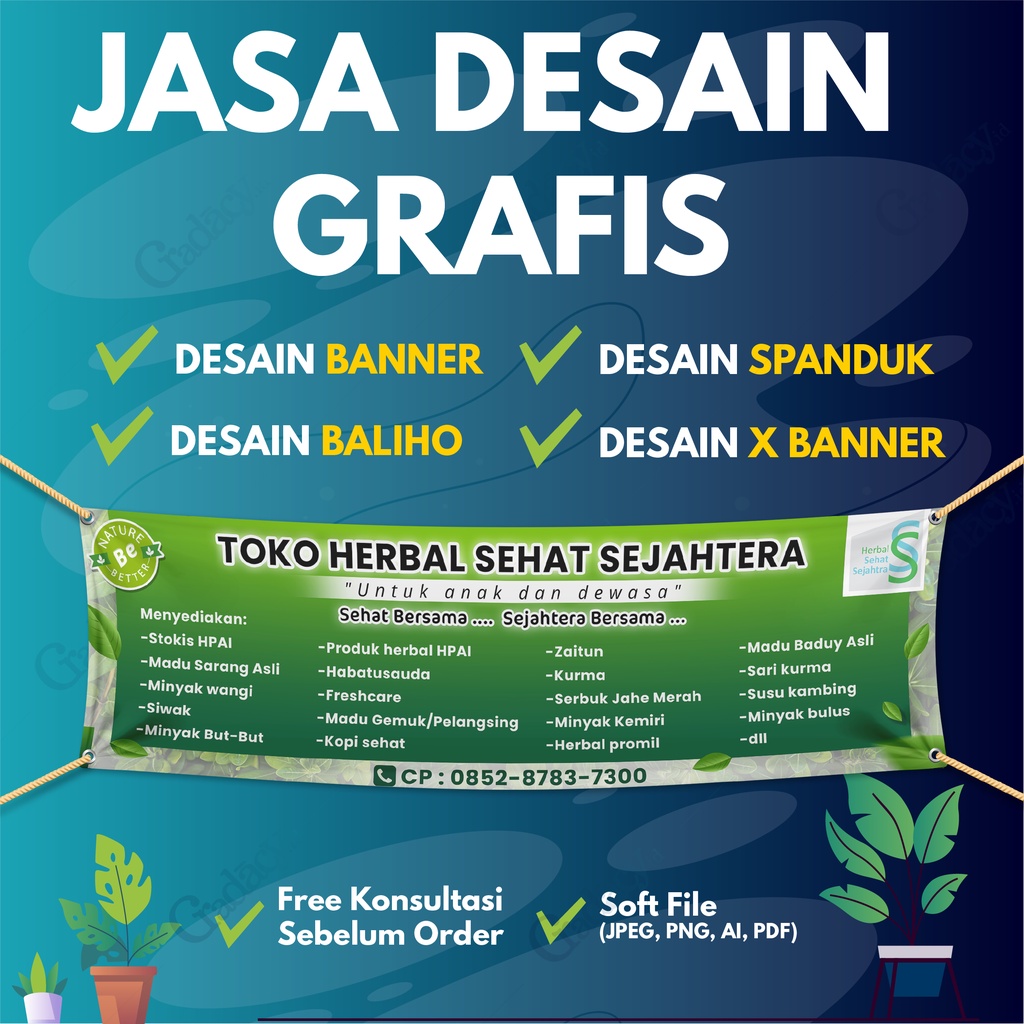 Jual Jasa Desain Banner Spanduk Baliho X Banner Y Banner Rol Banner Murah Meriah Shopee