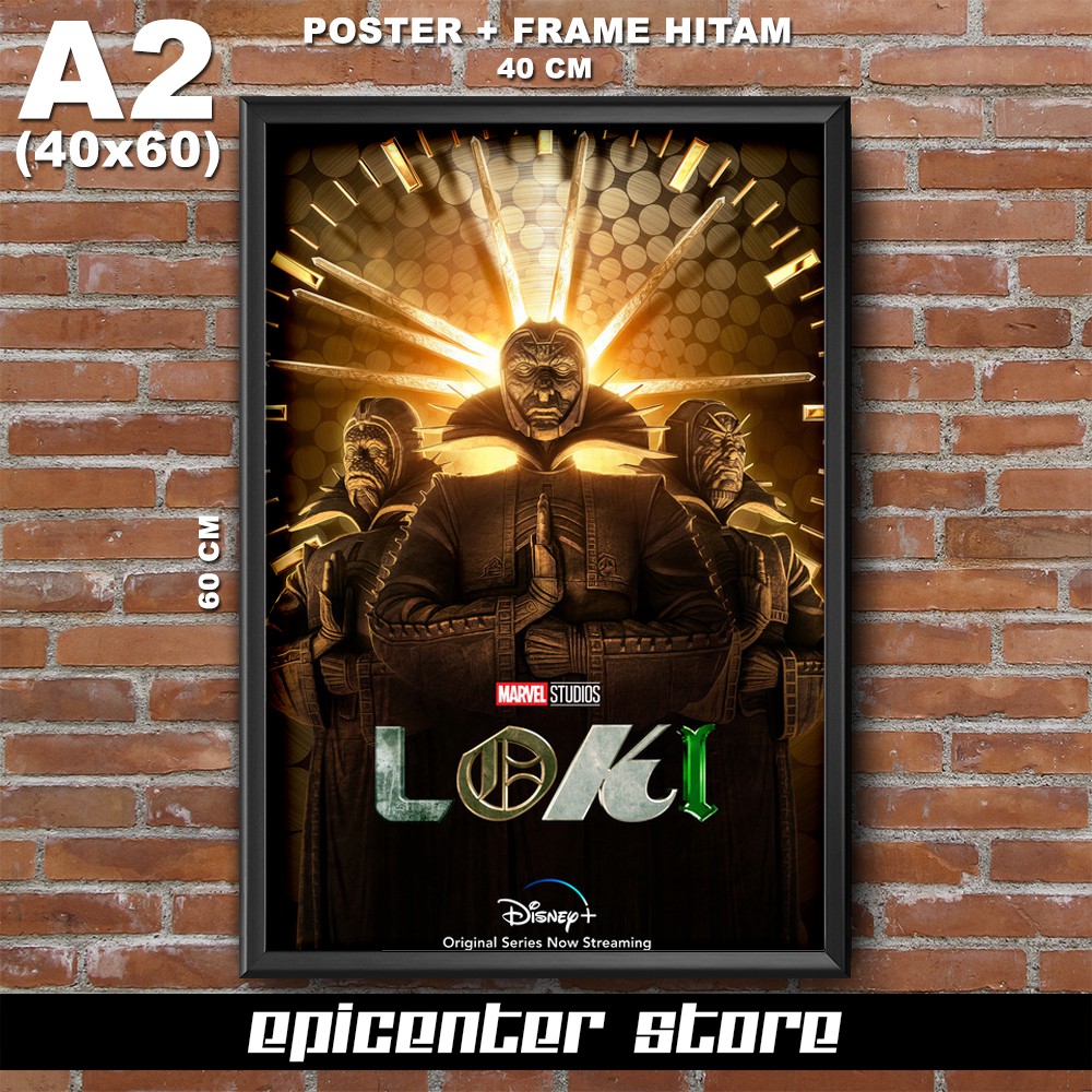 Jual Poster Film Loki - Time Keeper 40x60 + Frame | Shopee Indonesia