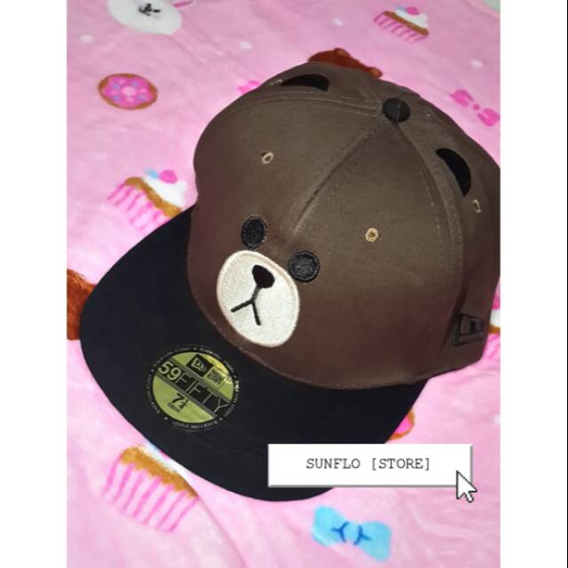 Jual LINE FRIENDS BROWN CAP / TOPI BROWN LINE FRIENDS | Shopee Indonesia