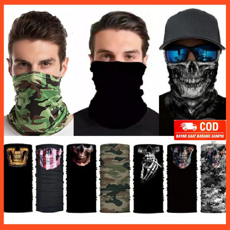 Jual MASKER BAF BADANA HITAM DAN MOTIF PRIA WANITA TERMURAH | Shopee ...