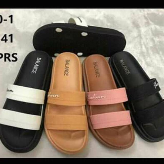 Jual Sandal alina karet jelly wanita sandal slop wanita Shopee