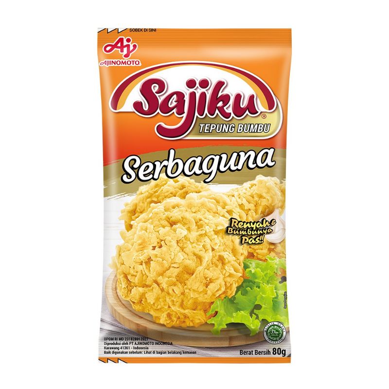 Jual Sajiku Serbaguna / Tepung Sajiku/ Tepung Sajiku Serbaguna 80g 1 ...