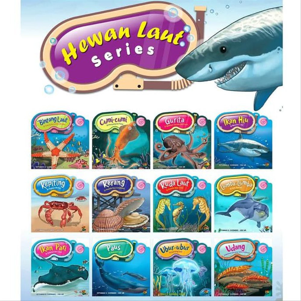 Jual Buku Cerita Anak Bergambar - Seri Hewan Laut | Shopee Indonesia