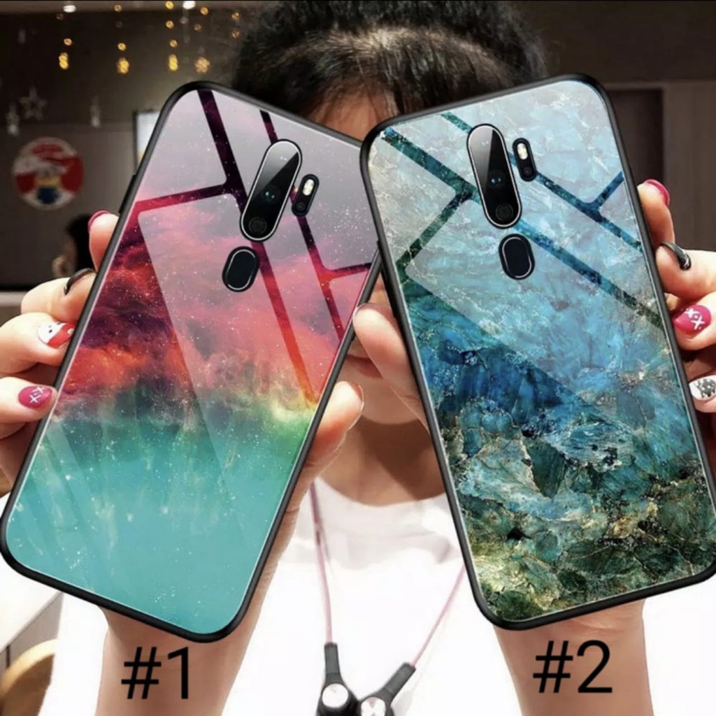 Jual Xiaomi Redmi 7 7a Note 7 Note 7 Pro Premium Case Glass Motif 