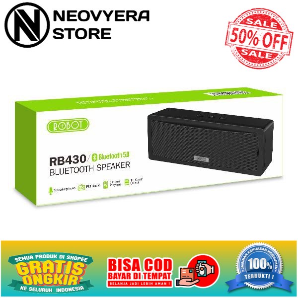 Jual Robot RB-430 Speaker Spiker Bluetooth Booming Bass Speaker ...