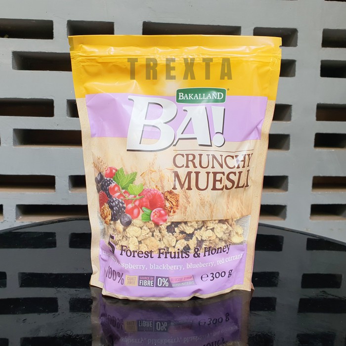 Jual BAKALLAND CRUNCHY MUESLI FOREST FRUITS & HONEY Shopee Indonesia