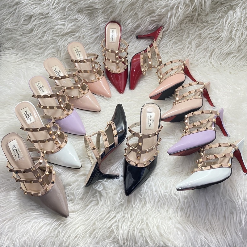 fordrejer prinsesse Margaret Mitchell Jual @gemilangshoes Valentino garavani sandal tumit wanita import / premium  quality | Shopee Indonesia