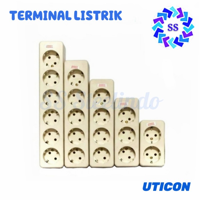 Jual TERMINAL LISTRIK STOP KONTAK UTICON (2-3-4-5-6 LUBANG) | Shopee ...