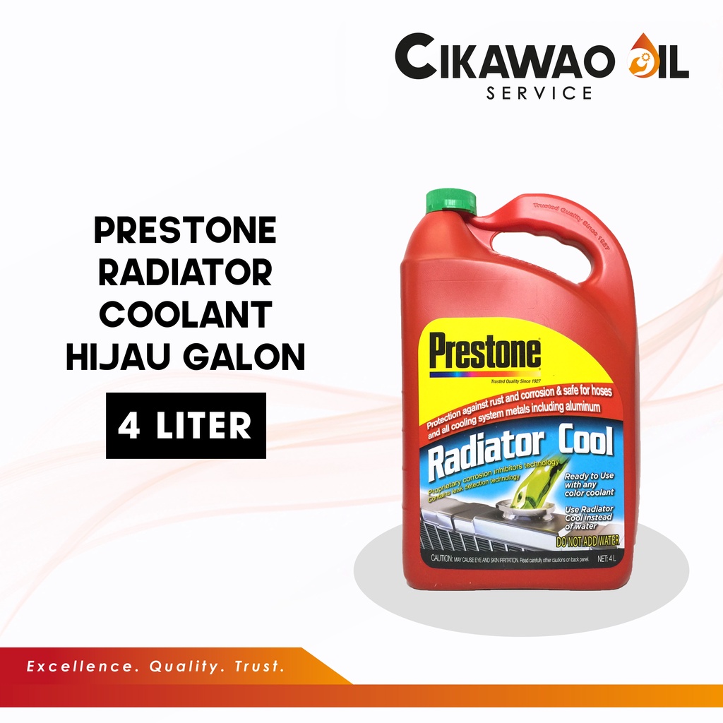 Jual Prestone Radiator Coolant (Hijau) Galon Merah 4L Shopee Indonesia