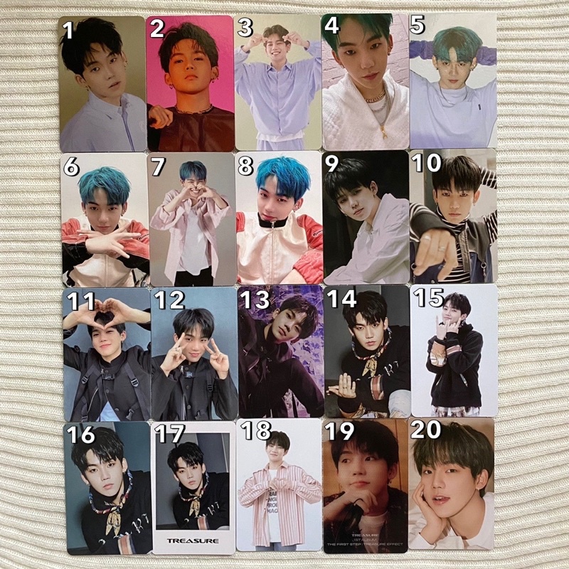 Treasure hyunsuk full set first shops step chapter 1,2,3 w/ album and POB