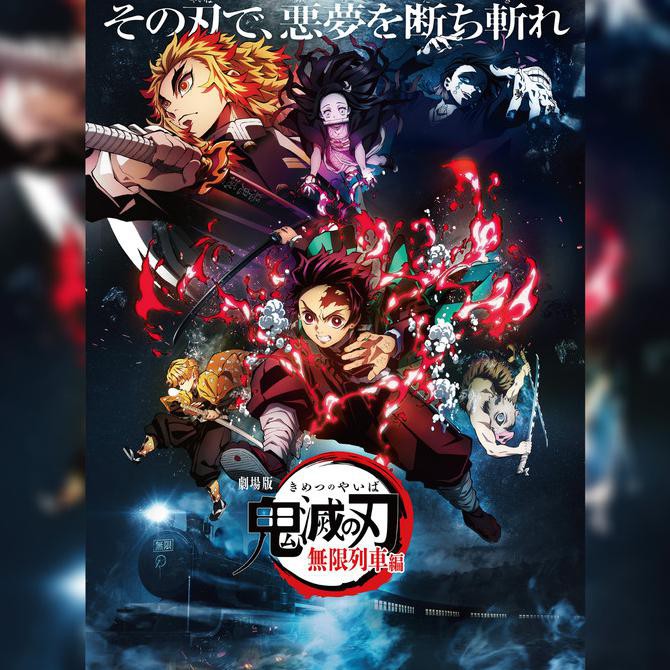 Jual Poster Anime Kimetsu No Yaiba, Panjang 1 Meter | Shopee Indonesia