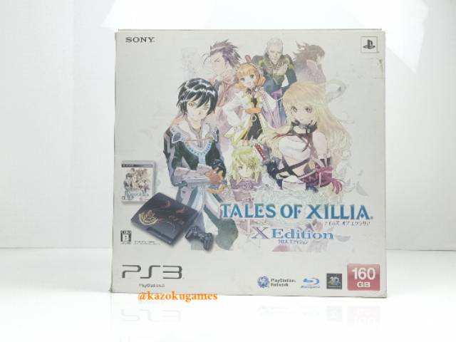 Jual Playstation 3 Slim Tales of Xillia 160GB FREE 2 Stick Full