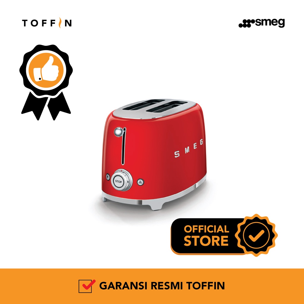 Jual Smeg toaster 2 slice TSF01 | Shopee Indonesia