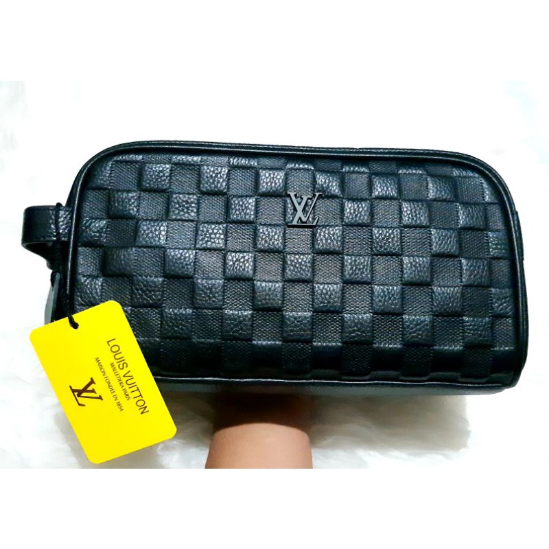 Jual Handbag Kulit asli Pria Wanita - Clutch louis Vuitton Pria