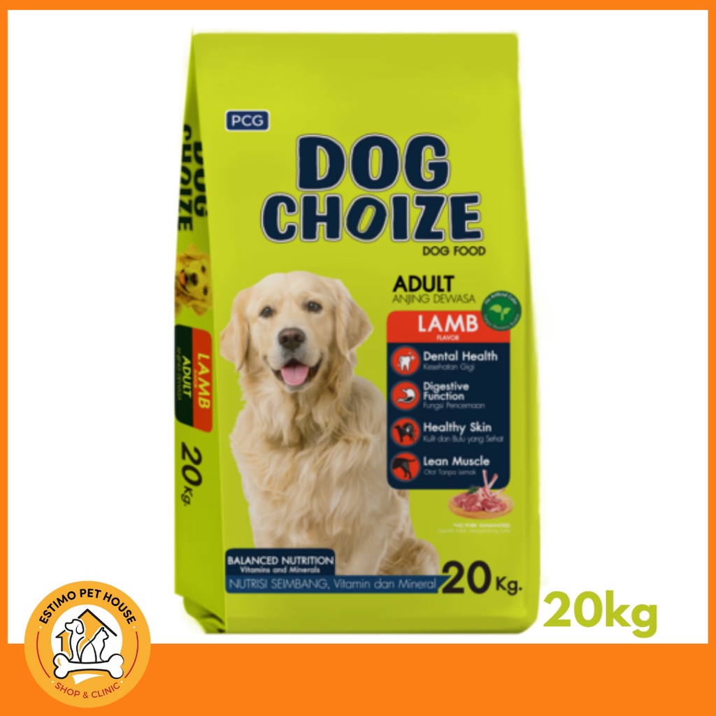 Jual DOG CHOIZE ADULT LAMB MAKANAN ANJING 20kg | Shopee Indonesia