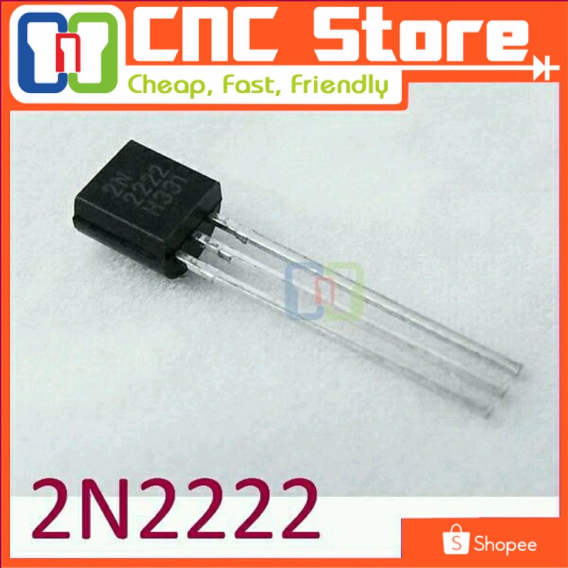 Jual [SMC-0002] 2N2222 FAST SWITCHING TRANSISTOR NPN 500MA TO-92 ...