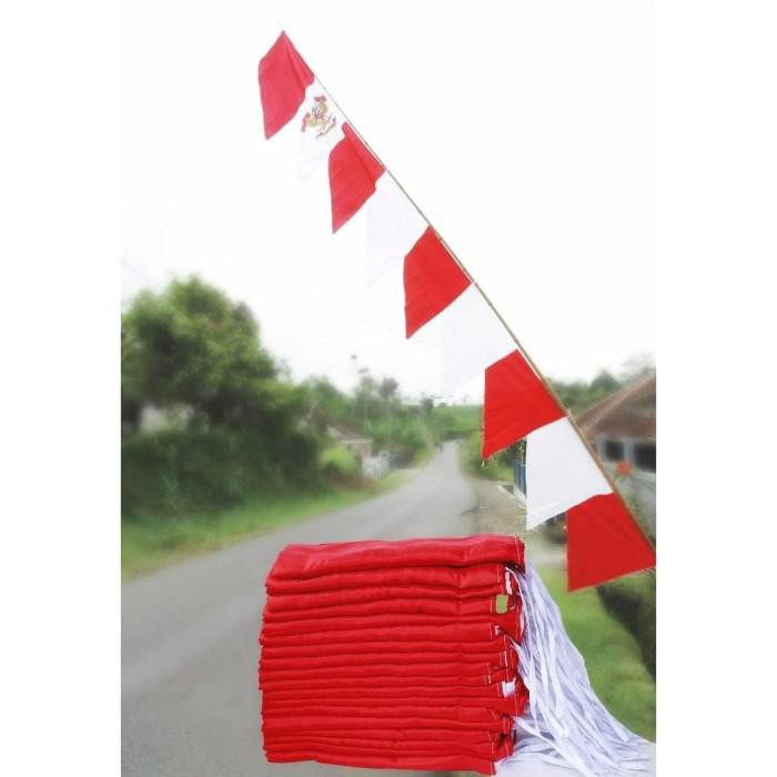 Jual Bendera Umbul Umbul Merah Putih Dan Warna Ukuran 3 Meter Murah Grosir Shopee Indonesia