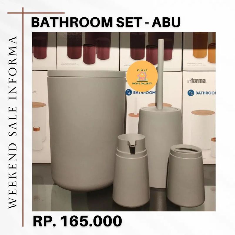 Jual Wadah Sabun mandi | Bathroom set informa | Botol Sabun Pompa ...