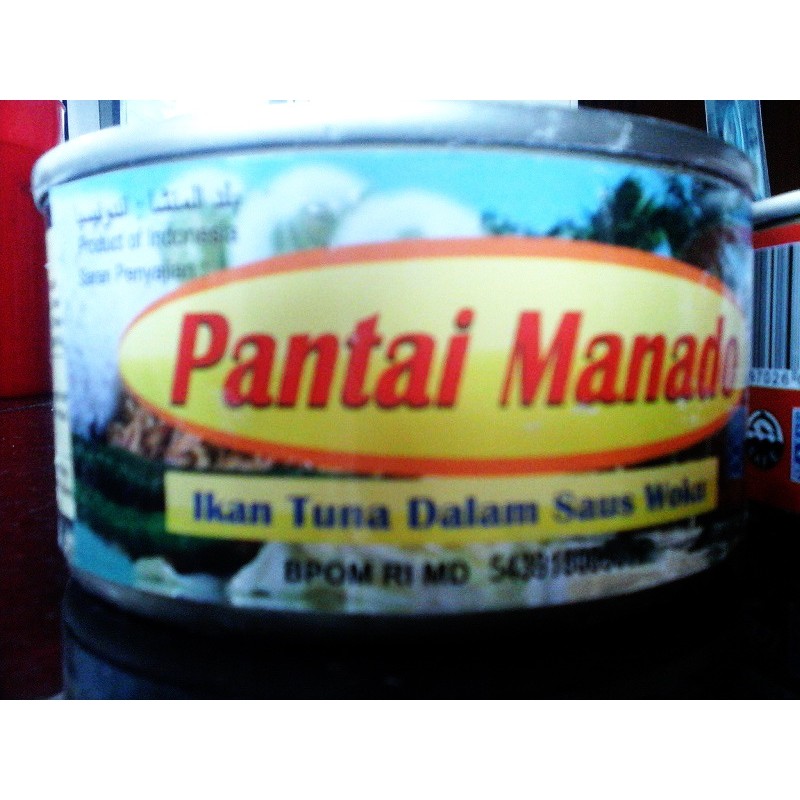 Bahan-bahan Ikan Woku ala Manado dalam wadah keranjang belanja