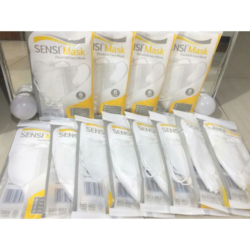 Jual MASKER SENSI ORIGINAL DUCKBILL ISI 6pcs/PACK | Shopee Indonesia