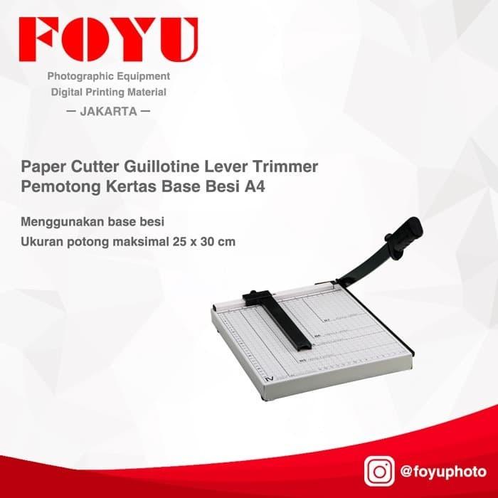 Jual Pemotong Kertas Paper Cutter Guillotine Lever Trimmer Pemotong