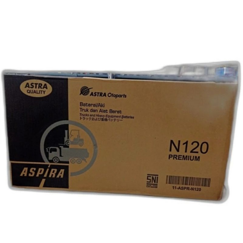 Jual Aki Basah / Accu / Battery Basah N120 / N-120 / N 120 (ASPIRA