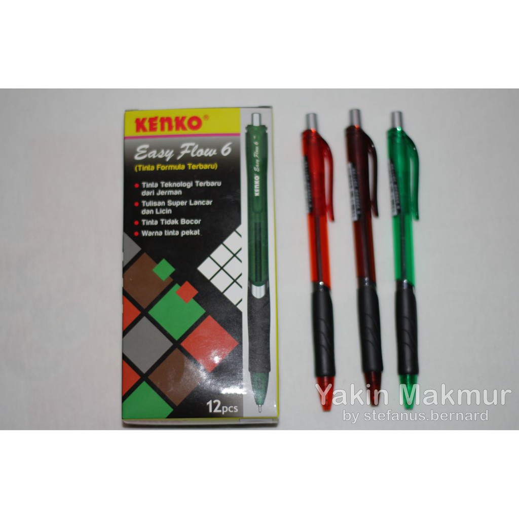 Jual PULPEN KENKO EASY FLOW 6 (SATUAN / PCS) | Shopee Indonesia