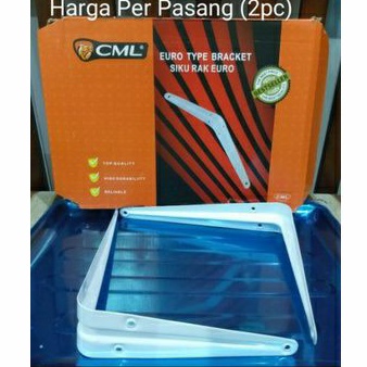 Jual Siku Rak 10x12 inch putih tebal (per pasang) | Shopee Indonesia