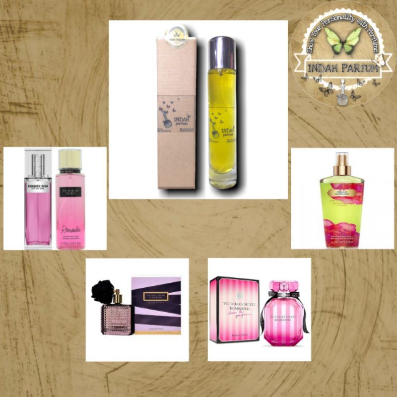 Jual Inspired Victoria's Secret HELLO DARLING | BOMBSHELL | SCANDALOUS ...