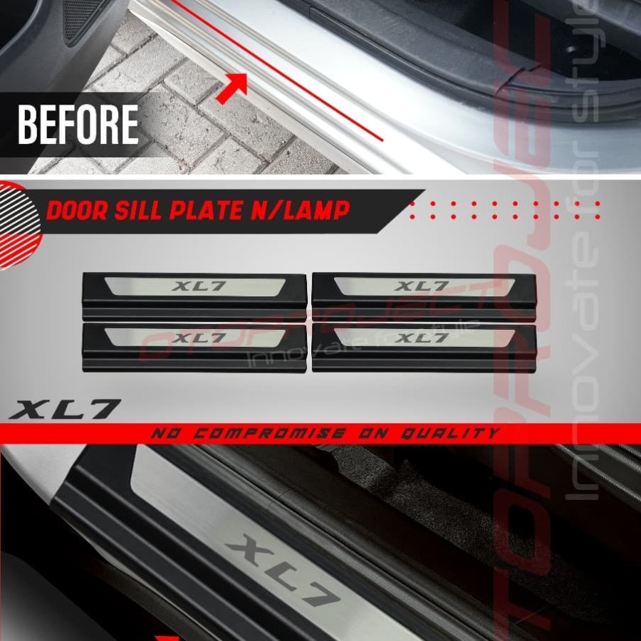 Jual Otoproject Door Sill Plate N/ Lamp Ori Design Big Suzuki XL7