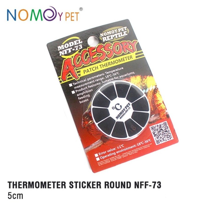 Jual Thermometer Sticker Terrarium Termometer Tempel Nomoy NFF-73 ...
