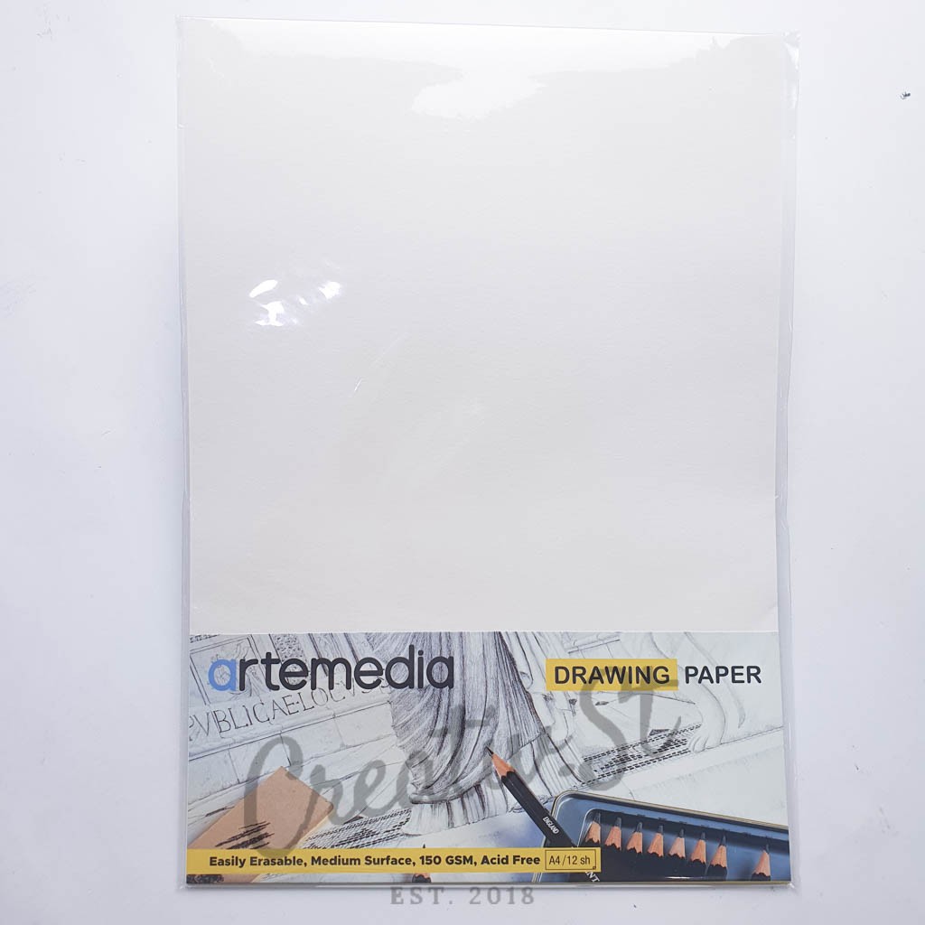Jual ARTEMEDIA Drawing Paper Kertas Gambar Sketsa Sketch Paper A4 21 Cm
