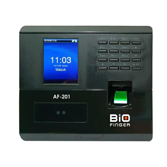 Jual Mesin Absensi Fingerprint Time Attendance AF-201 & Face | Shopee ...