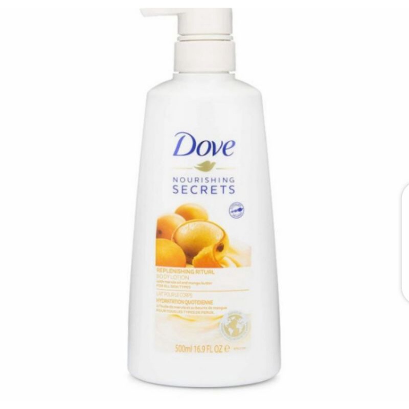 Jual Dove Nourishing Rituals Body Lotion With Marula Oil and Mango ...